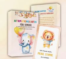 Affirmationskarten für Kinder-32 Achtsamkeits-und Mut Karten