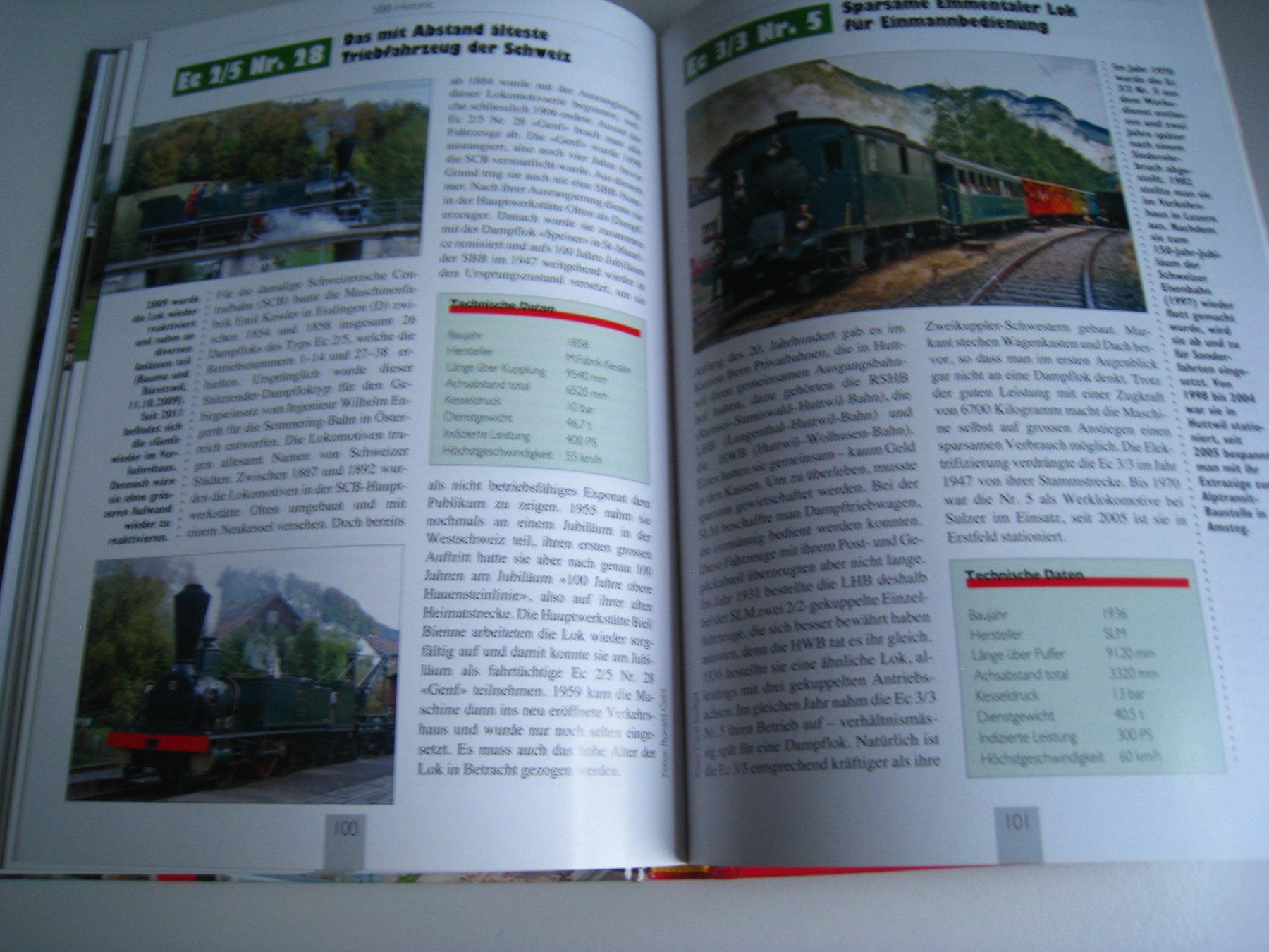 Libri: Historische Loks + Triebwagen 1+2, Edition Lan 2013 + 2014 – Usato da Buchs ZH venduto da swiss-train 8