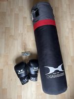Boxsack + Boxhandschuhe + Aufhängung: Hammer Cobra Box-Set