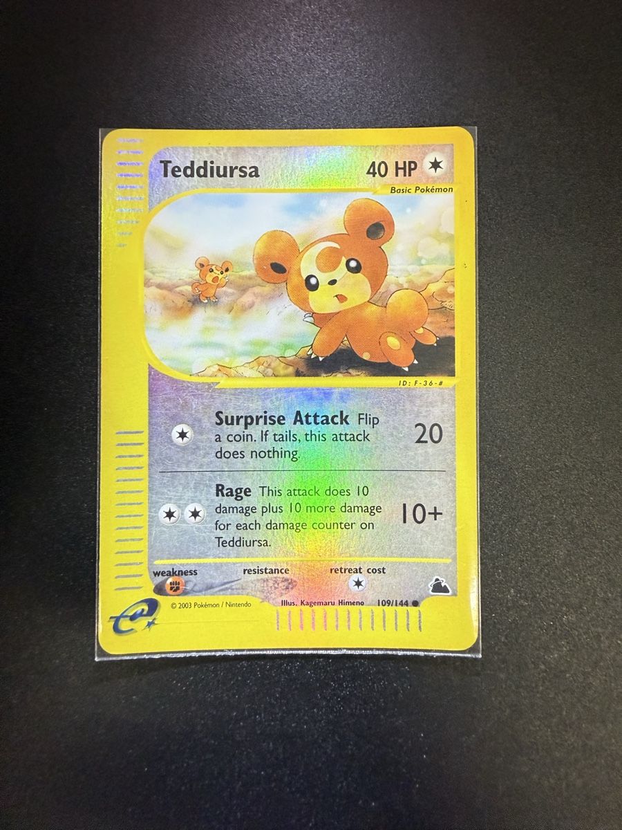 Pokémon Carte collezionabili: TEDDIURSA SKYRIDGE - REVERSE – Nuovo (secondo la descrizione) da Canobbio venduto da ale_85bk