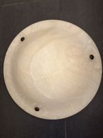 Deckenlampe rund Alabaster Marmor Optik gebraucht funktionsf