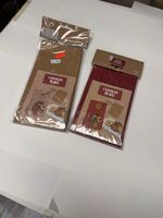 Cookie Bag 2er Set Braun und Rot mit Fenster 4 Stk. Neu