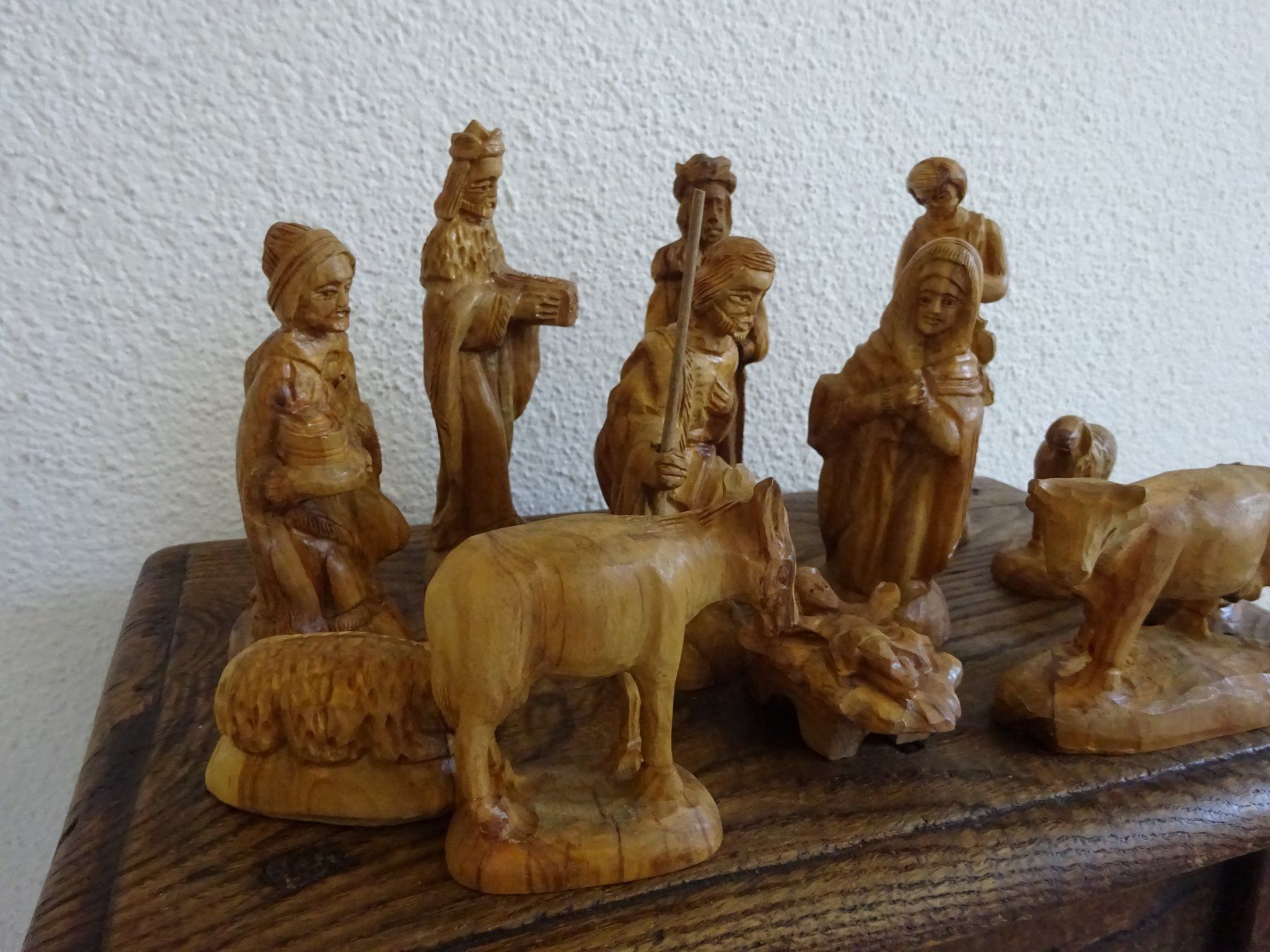 Skulpturen & Statuen: Palästina Krippe / Holz, vollständig – Gebraucht aus Esslingen von eintagammeer 2