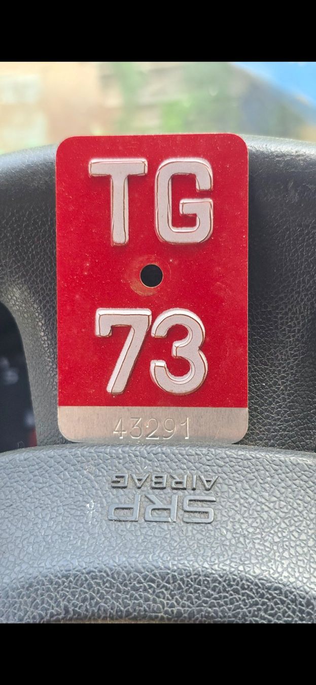 Ecriteaux: Velonummee TG 1973 – D'occasion à Oberaach par Wicktrade