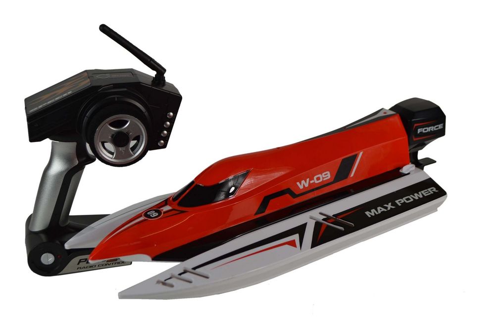 Carson Speed Yacht – Bateau RC 2,4G 100% RTR – Double Moteur 550 – Vitesse Jusqu'à 30 Km/h – Batterie NiMH 2000mAh – Autonomie 20 Min – Idéal Pour L'eau Douce