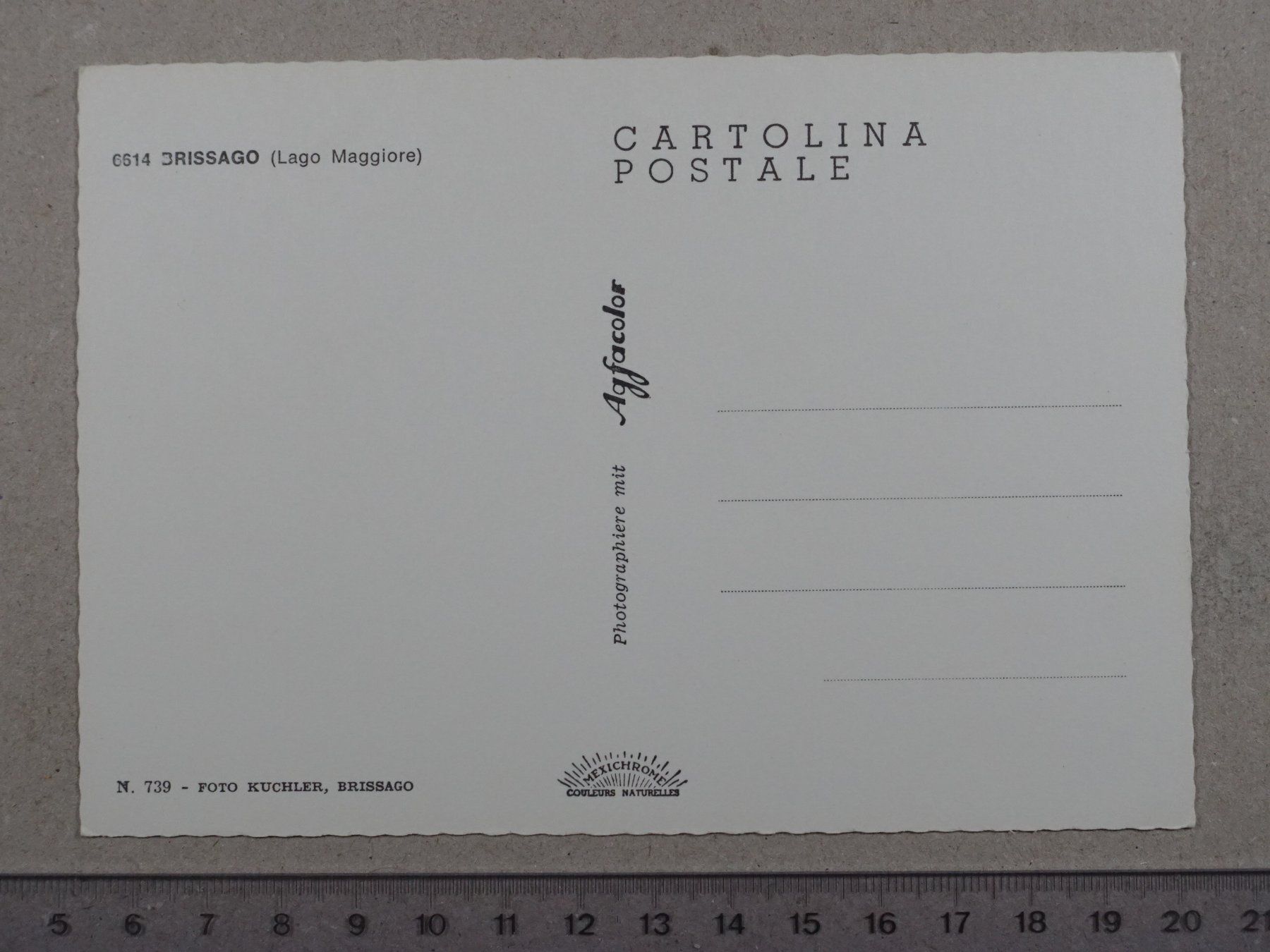 Cartoline postali: Brissago – Usato da Lenzburg venduto da fh1 1