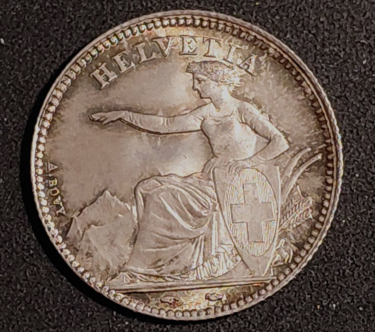 Tutti le monete: 1 Schweizer Franken 1850 top – Usato da Luzern venduto da smailey 1