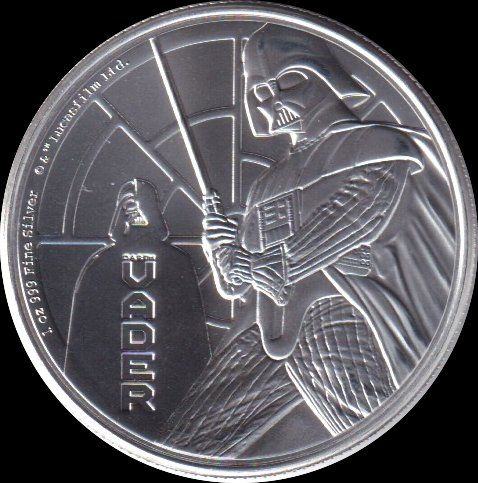 Toutes les monnaies: Niue 2 Dollar 2022 Darth Vader - Star Wars – Neuf avec emballage d'origine à Losone par lagomagiore