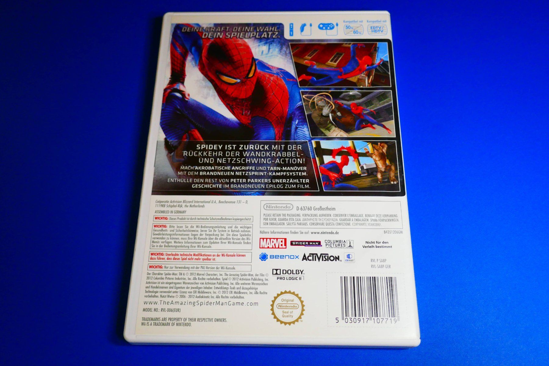 Nintendo Giochi: The Amazing Spider-Man - Nintendo Wii – Usato da Vuarrens venduto da Espace-Retro 2