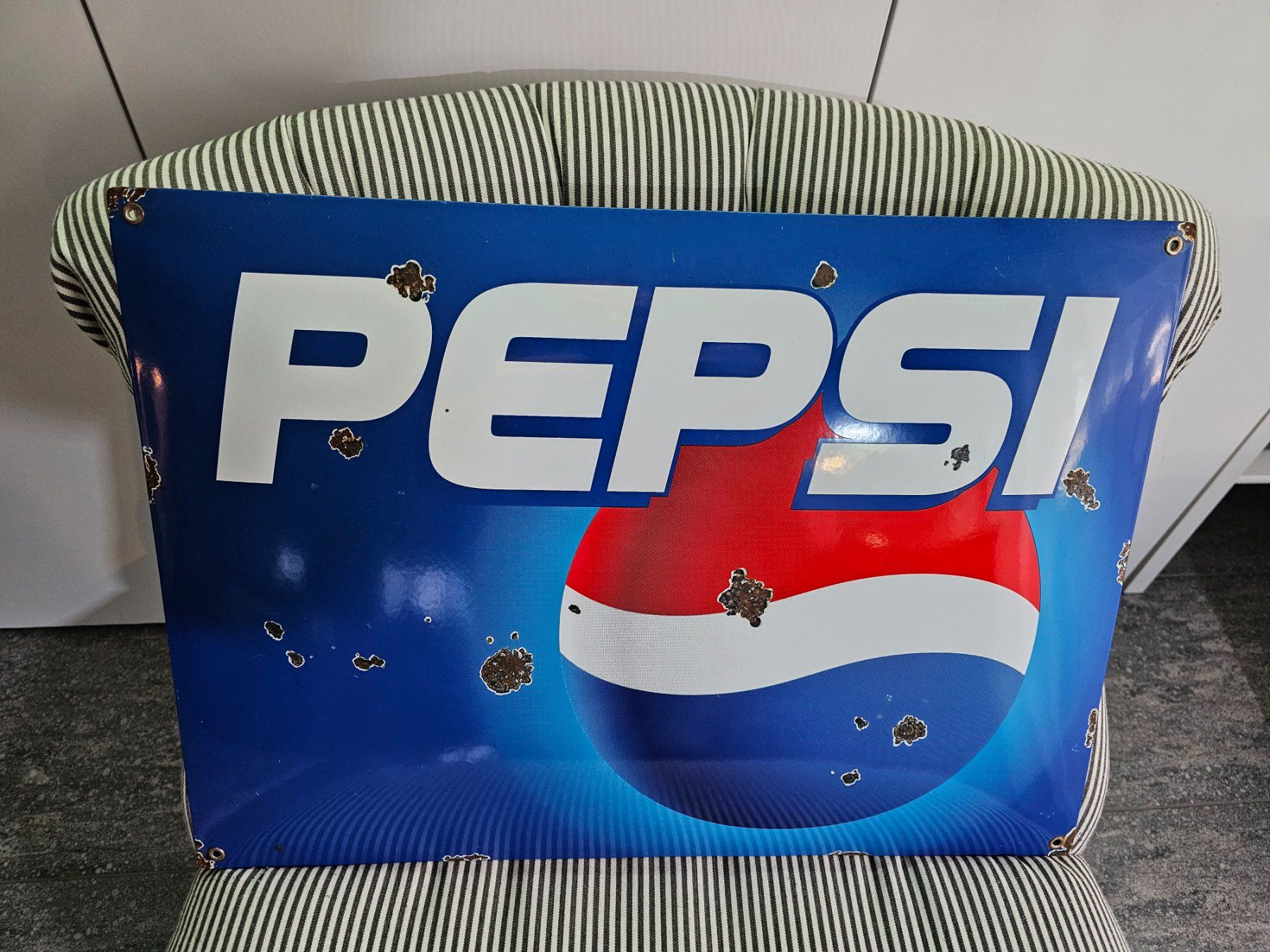 Pepsi Insegne: Emailschild, Werbeschild, Pepsi – Usato da Obergerlafingen venduto da Deluxepoint 1