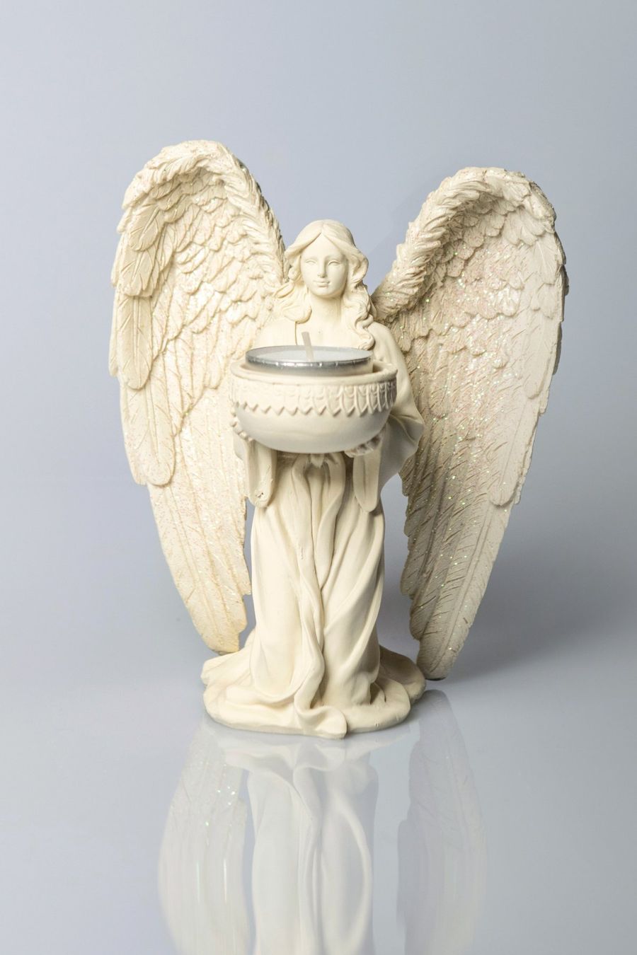 Figuren: NEUER Engel mit Kerze – Neu und originalverpackt aus Altdorf UR von Reiki-Therapeutin