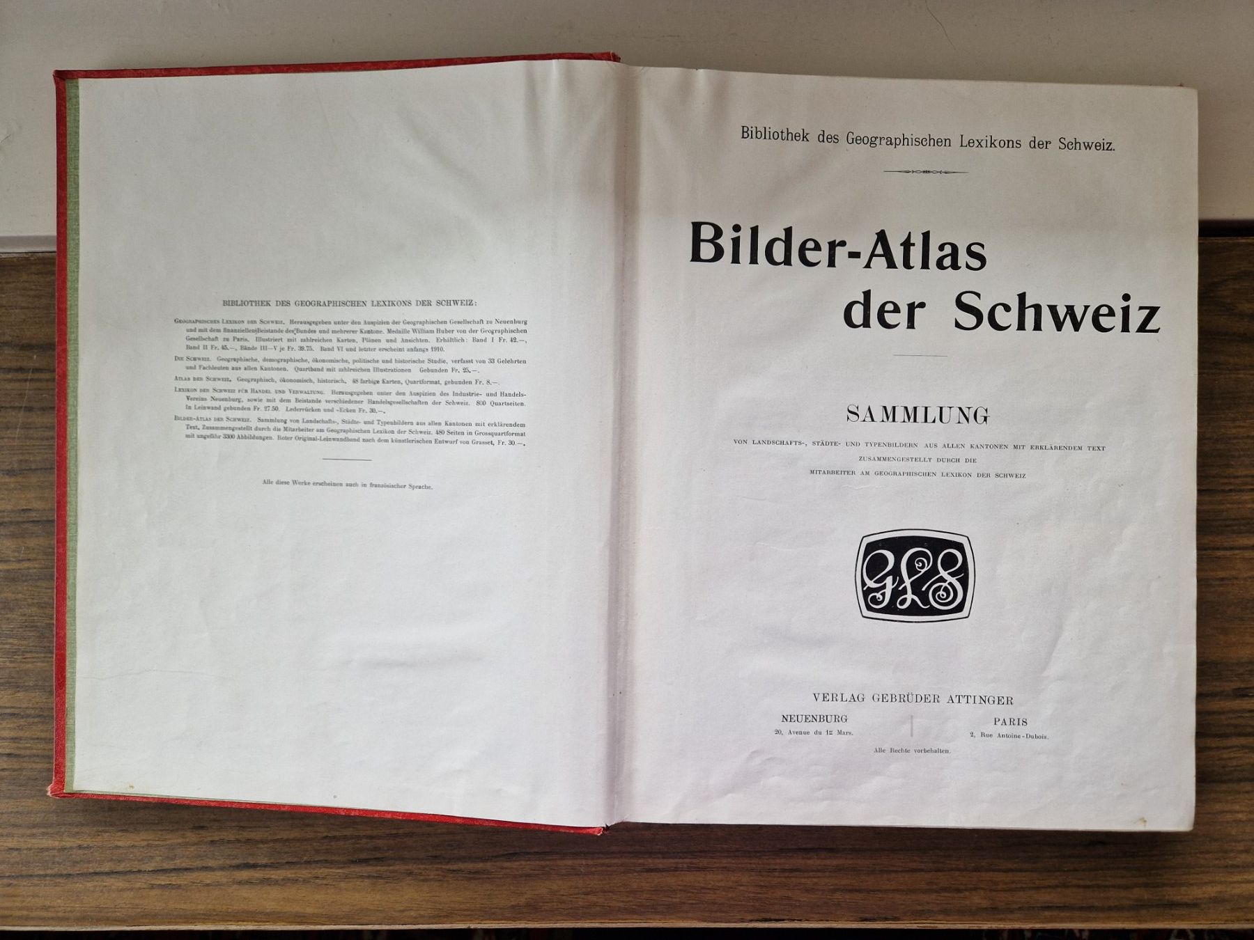 Libri: Bilder Atlas der Schweiz – Usato da Mörschwil venduto da aik_x8mc 3
