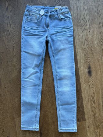 Mädchen Jeans Skinny hellblau, Grösse 140 neu