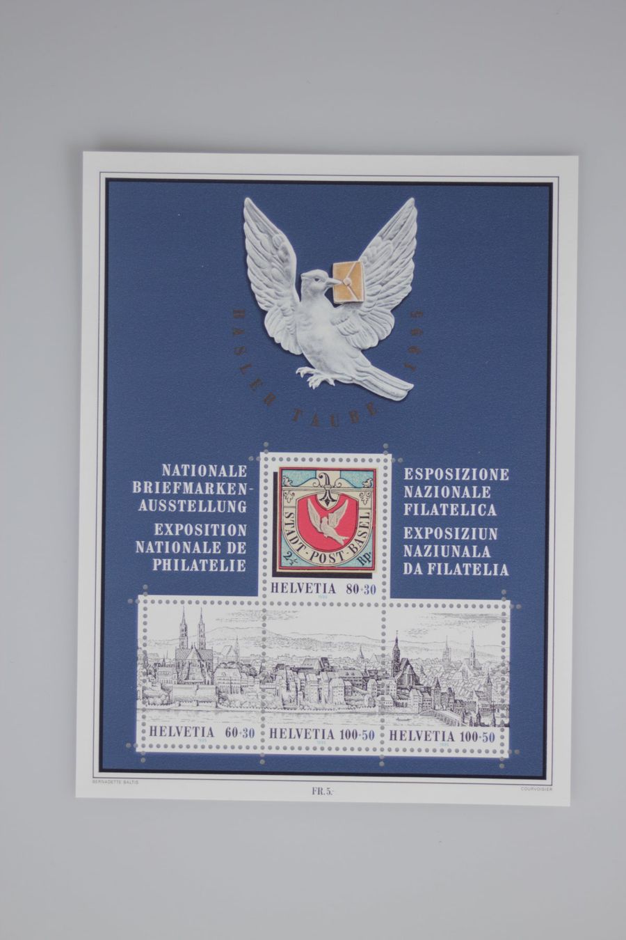 Alle Briefmarken: Schweizer Blockausgabe BASEL 1995 Postfrisch #34 – Gebraucht aus Basel von IRMAundFRED