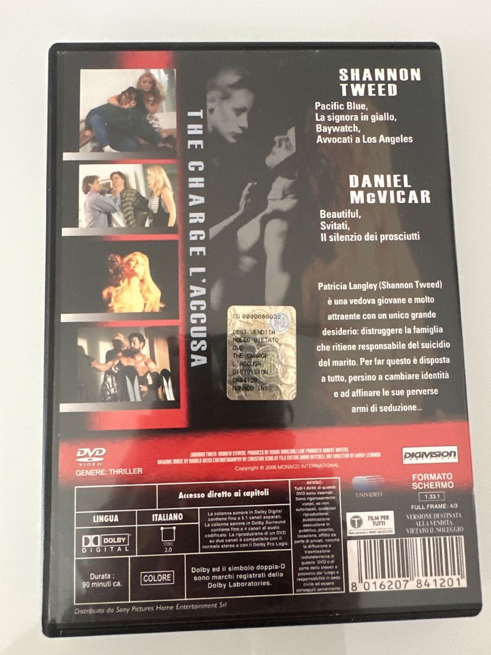 Tutti i DVDs: DVD "The Charge L'accusa" – Usato da Taverne venduto da ale_dtp8 1