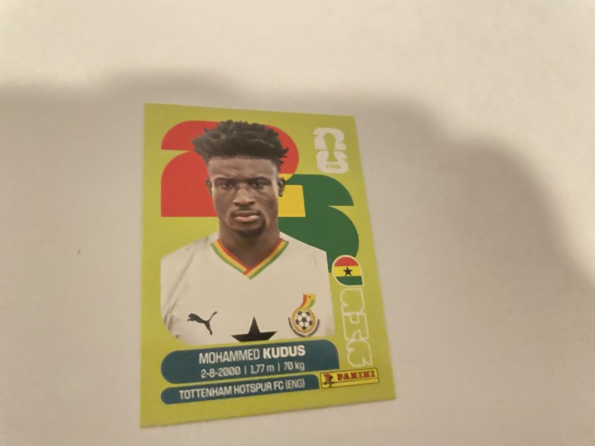 Panini Carte collezionabili: FIFA WM 2026 Mohammed Kudus GHA 14 – Nuovo (secondo la descrizione) da Winterthur venduto da Cobraforce