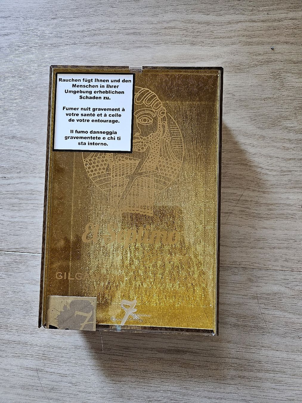 Altro in Decorazioni & Accessori: boite a cigare vide "El Septimo Sens" dorée – Usato da La Joux FR venduto da car_ck96