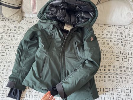 Moncler Winter-/Skijacke, Grösse 0 (XS), Dunkelgrün