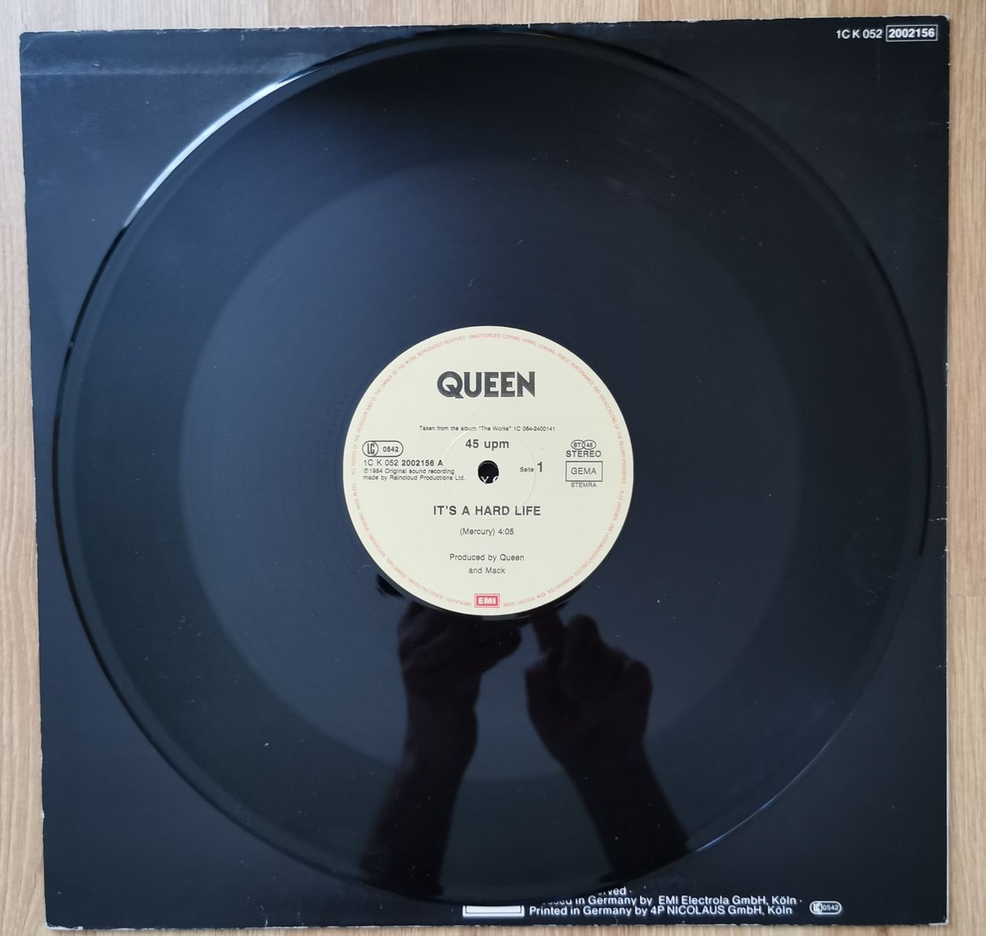 Dischi in vinile: Queen - "It's A Hard Life" Vinyl Maxi-Single 1984 – Usato da Birsfelden venduto da dsc_f8gx 2