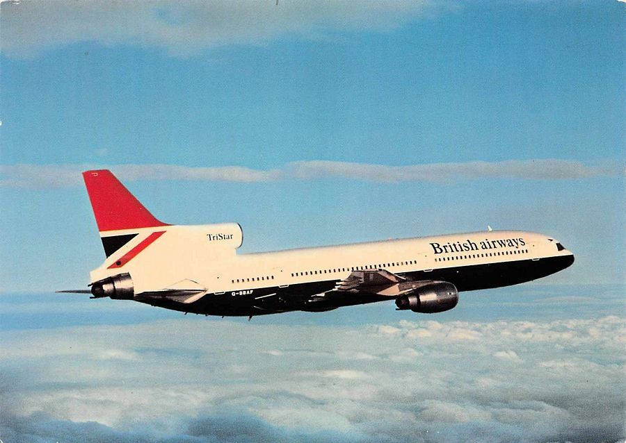 Cartoline postali: British Airways Tristar – Usato da Frauenfeld venduto da POML