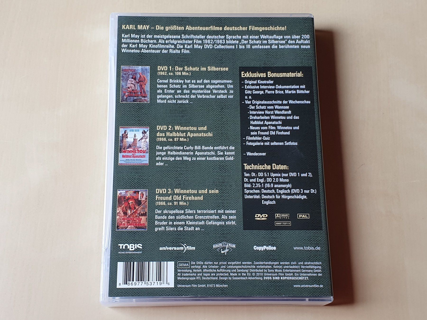 Tutti i DVDs: Karl May DVD Collection I – Usato da Stansstad venduto da collectorsshop 1