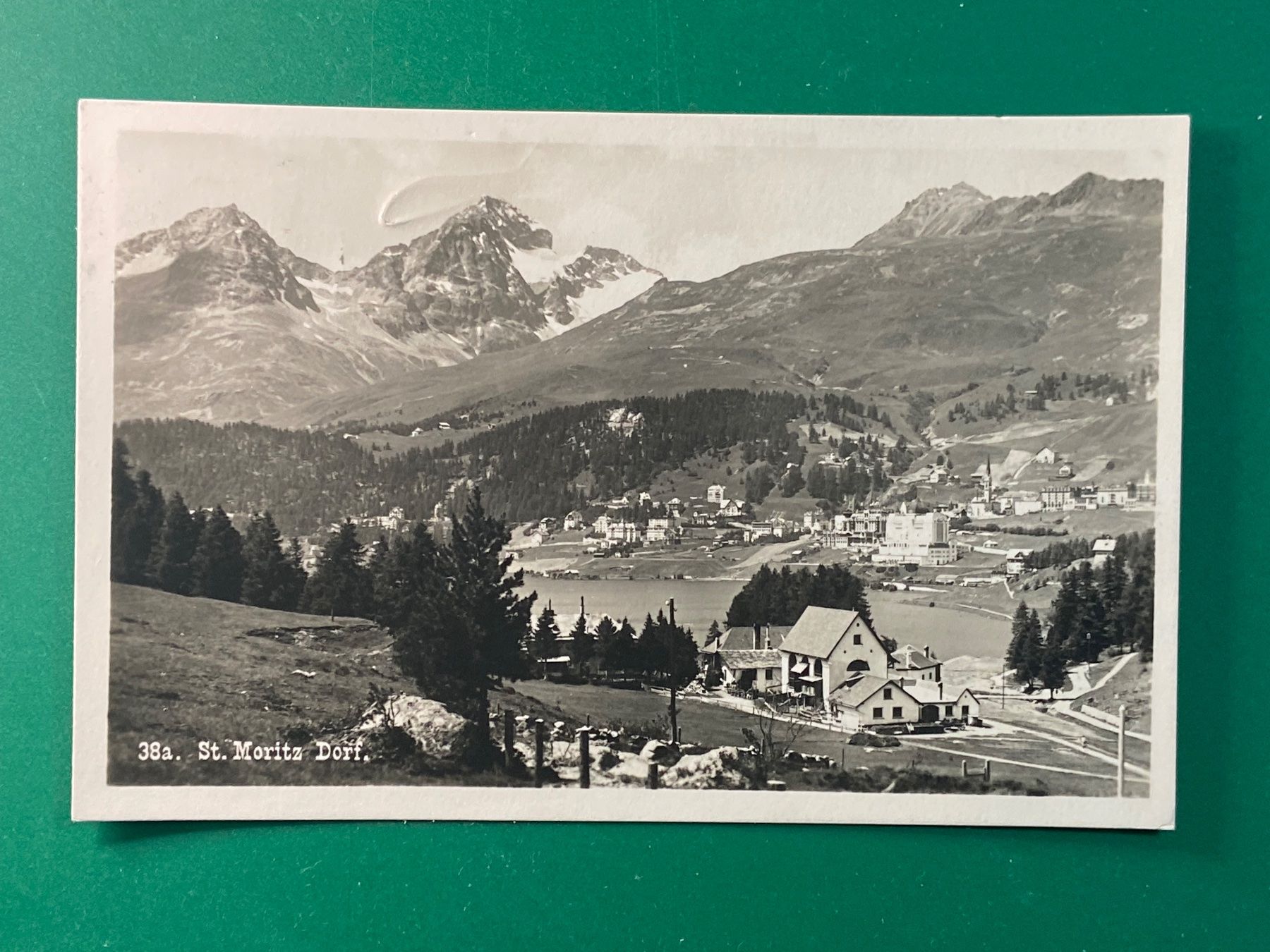 Ansichtskarten: St. Moritz - Dorf – Gebraucht aus Steg VS von _vinci_