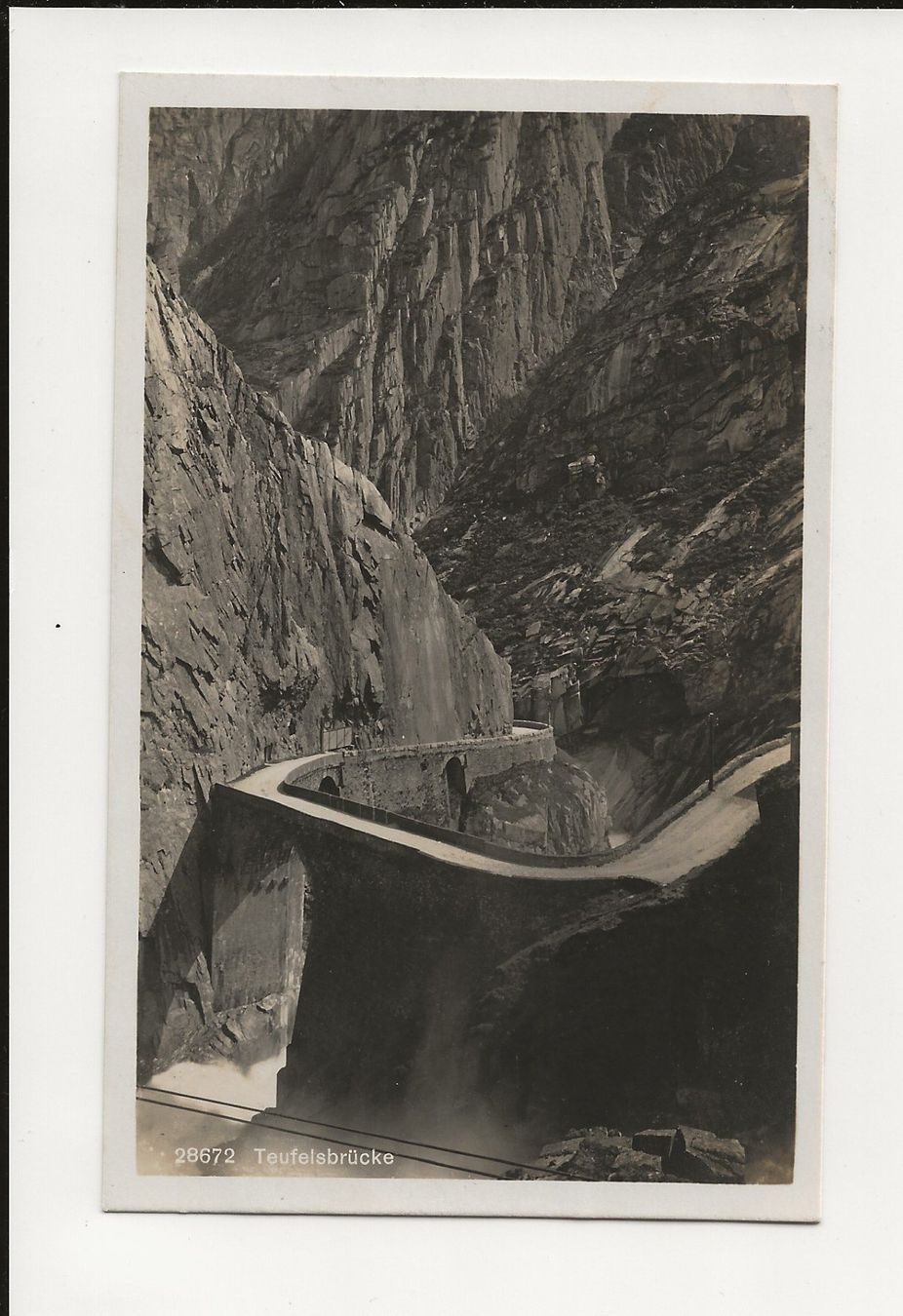 Cartes postales: AK 1925 Teufelsbrücke – D'occasion à Greifensee par 315WDO