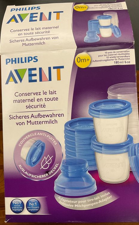 Philips Avent, Muttermilchbehälter (Gebraucht) in Niederteufen für CHF ...