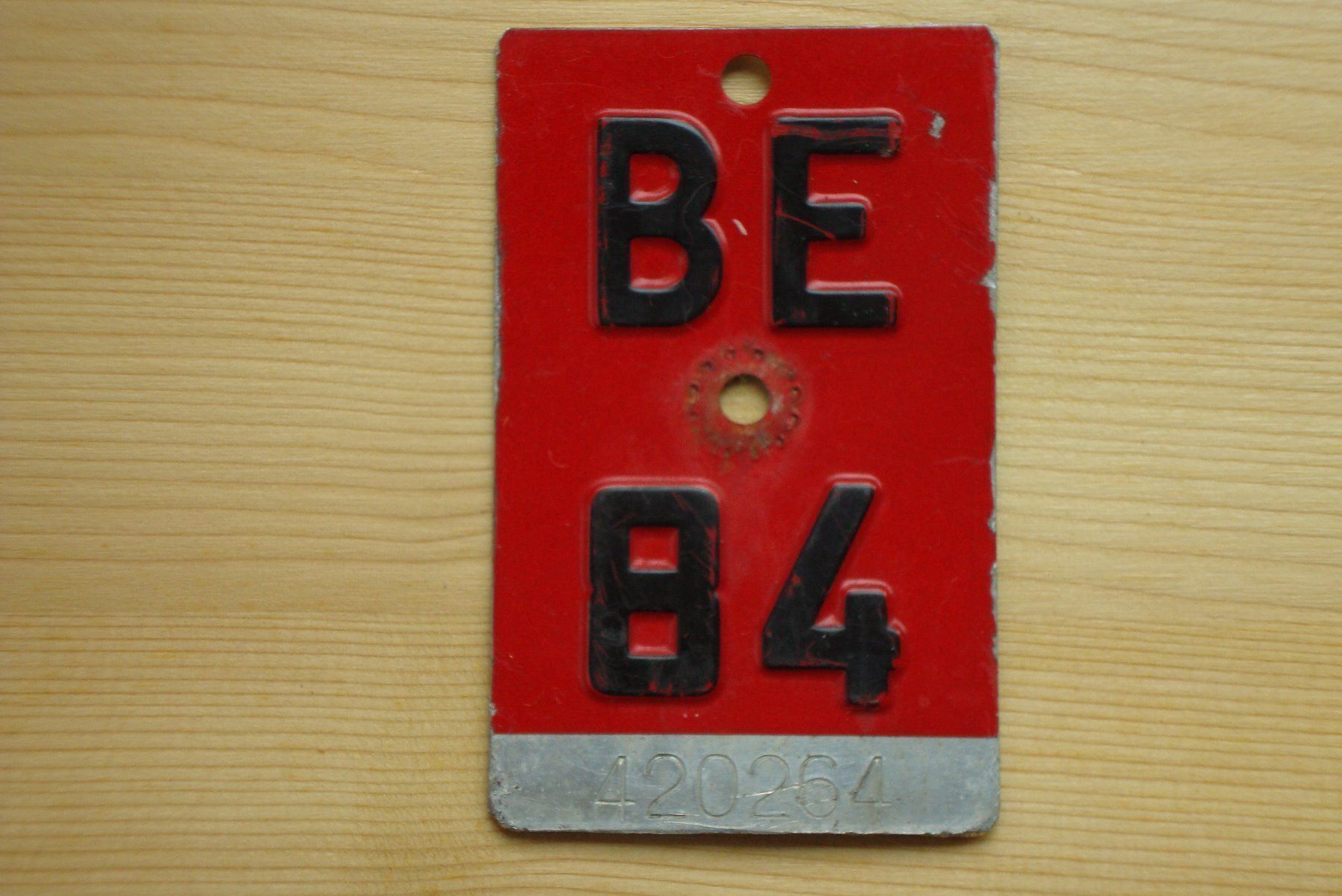 Ecriteaux: Velonummer Nummernschild BE 84 – D'occasion à Bern par carola31