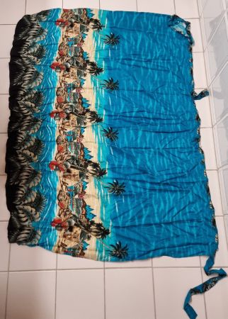 Sommer Strandrock Wickelrock Hawaii Look Gr. 38/40 🌴☀️🌊