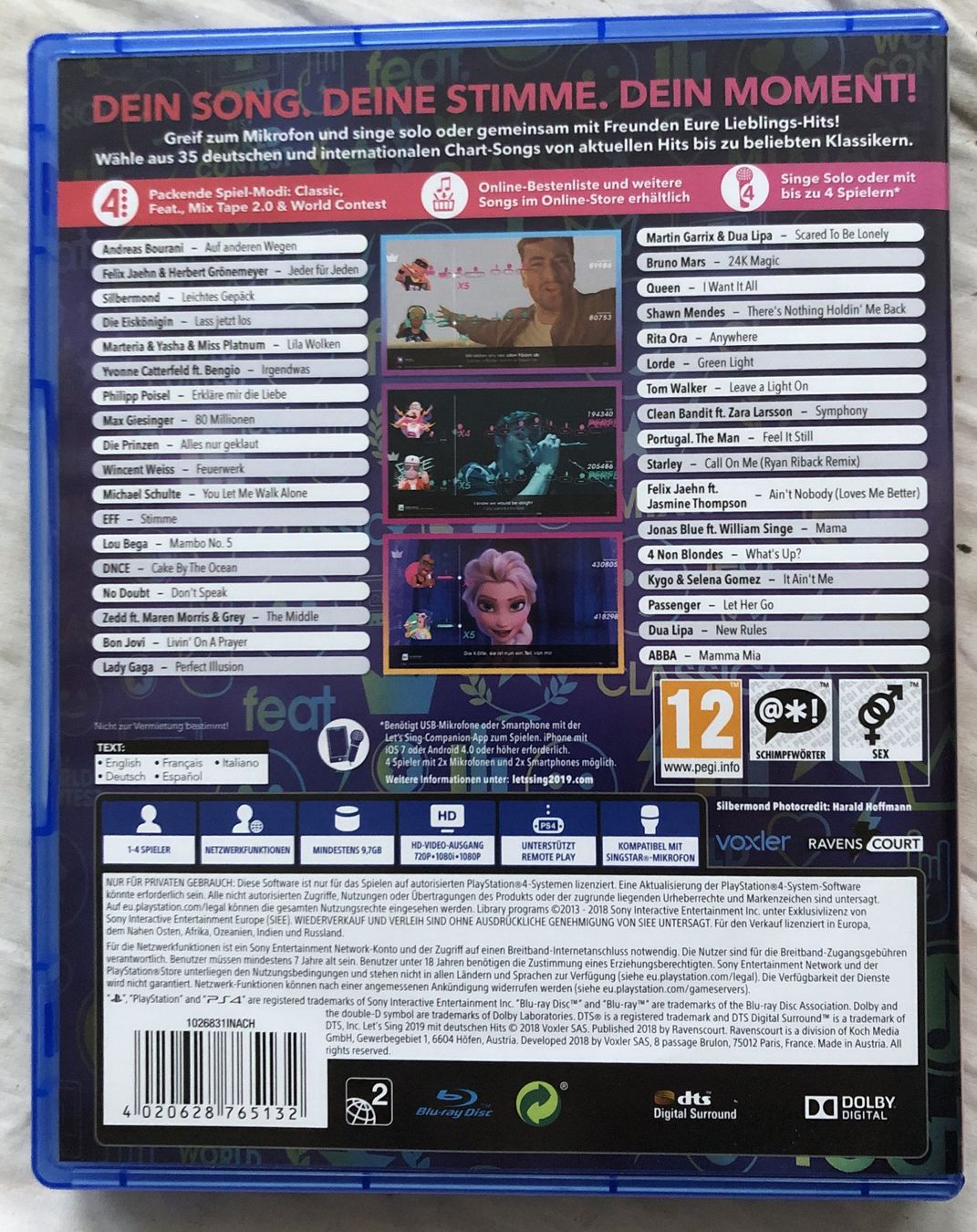 Giochi: PS4 - Let's Sing 2019 mit deutschen Hits – Usato da Schaffhausen venduto da durruti 2