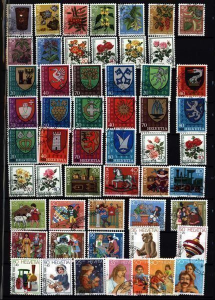 Alle Briefmarken: Pro Juventute SUPER SAMMLUNG - 1990+2 Blocks(PJ256) – Gebraucht aus Seuzach von Harri19 4
