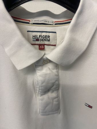 Tommy Hilfiger Denim Poloshirt, Weiss, Gr. XS, Top!