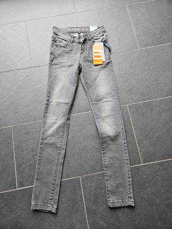 Mädchen Jeans Staccato grau Skinny Grösse 158 neu 