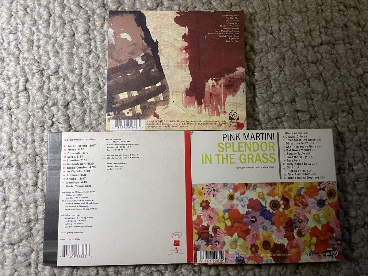 CD: Gotye / Gotan Project / Pink Martini – Usato da Reinach AG venduto da trigger7811 1