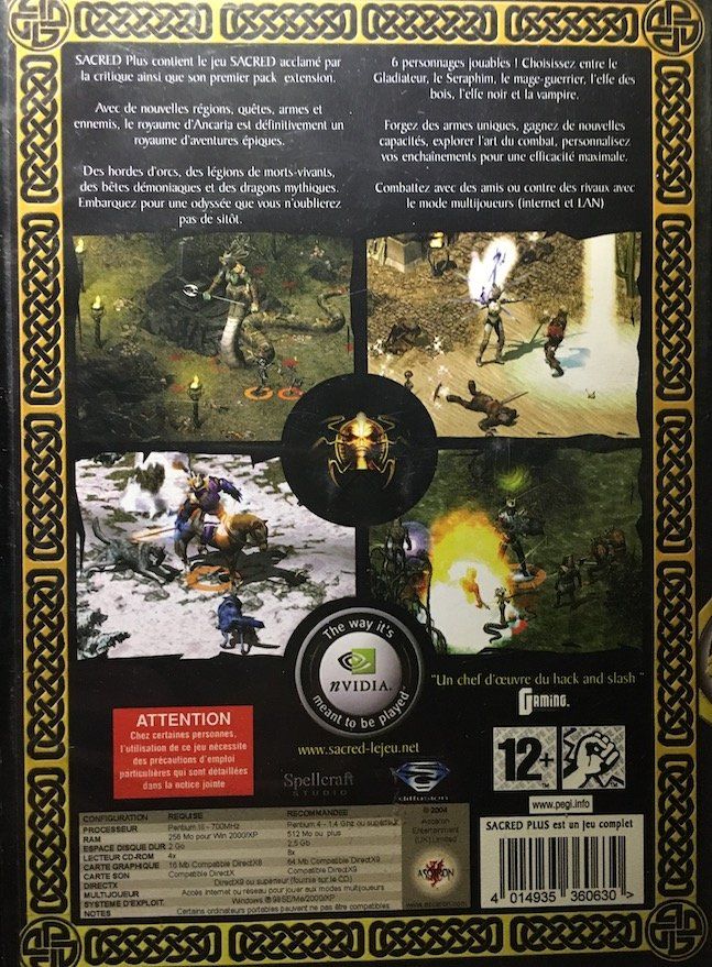 Giochi: SACRED Plus PC CD ROM – Usato da Lausanne venduto da RB19 1