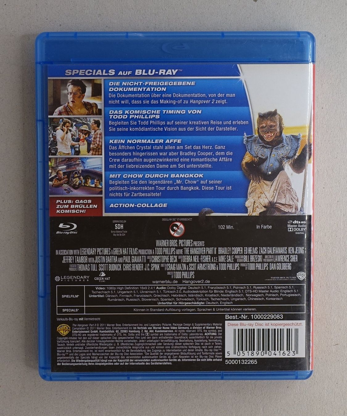 Tutti i DVDs: Hangover 2 - Blu-ray mit Bradley Cooper, Ed Helms – Usato da Sessa venduto da fraenklishop 1