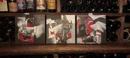 Lot de 3 petits tableaux