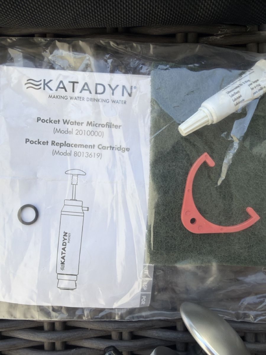 Katadyn Sanitari: Katadyn Pocket Wasserfilter Microfilter guter Zustand – Usato da Stäfa venduto da AlpenSegler01 3