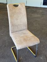 Freischwinger Esszimmerstuhl – Beige/Taupe 1 Stück