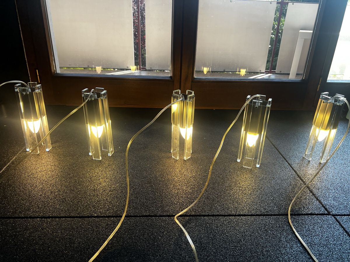 Lampadari & plafoniere: Moderne Designer-Hängelampe mit Glasakzenten – Usato da Lostorf venduto da koe_8bx5 4