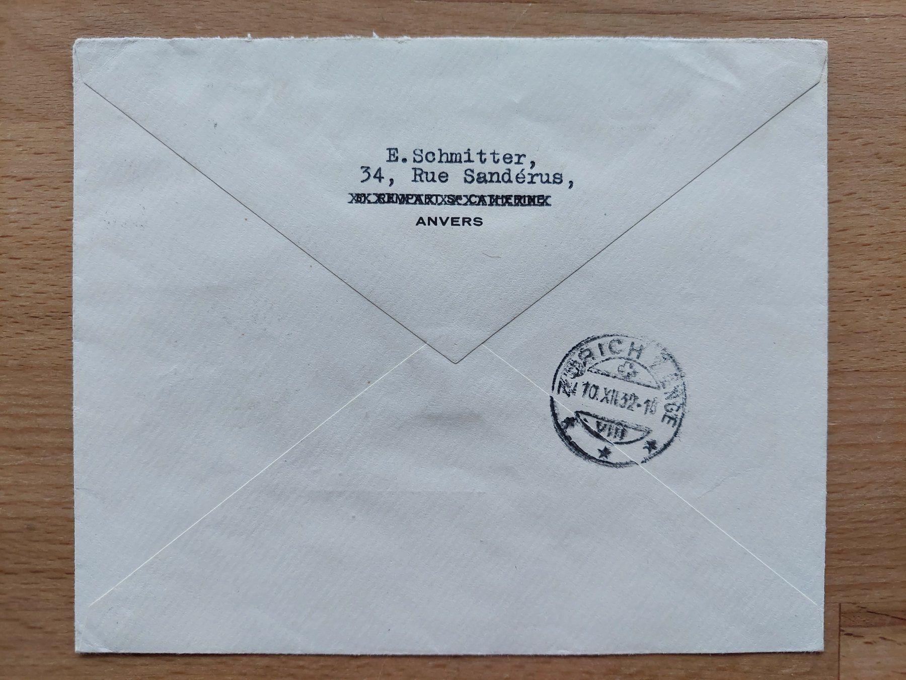 Alle Briefmarken: Alter Brief Ballon-Marken Belgien – Gebraucht aus Obfelden von Foto_Bild_Kunst_Buch 1