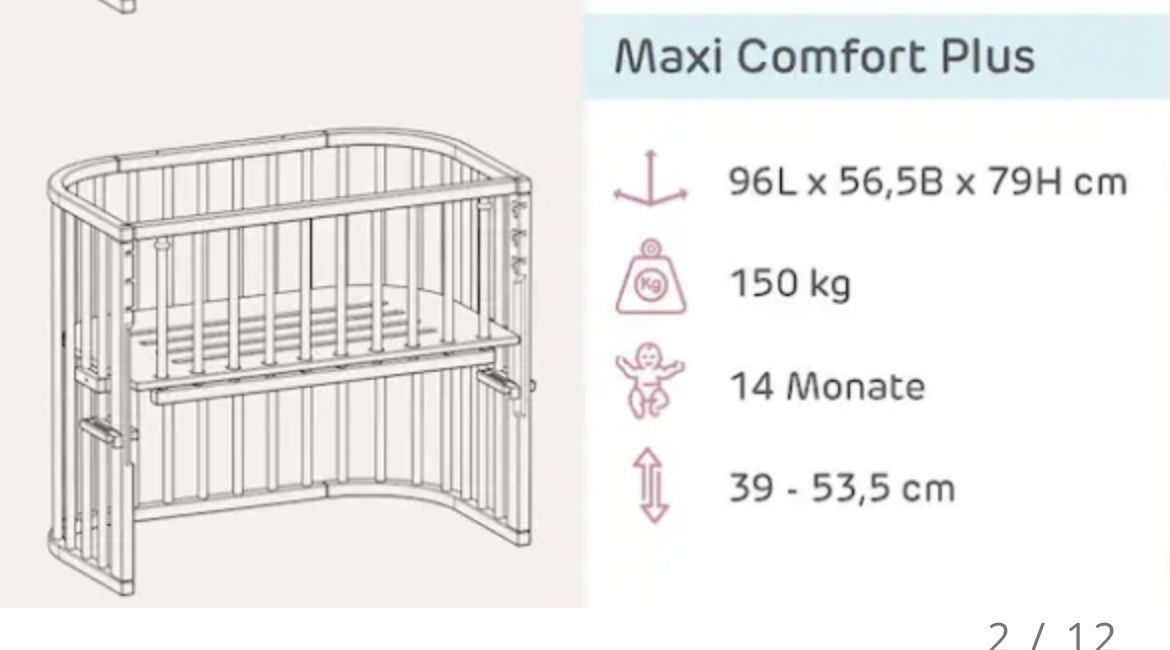 Babybay Culle: Beistellbett alles inklusive  – Nuovo (secondo la descrizione) da Basel venduto da tia_w6hr 3
