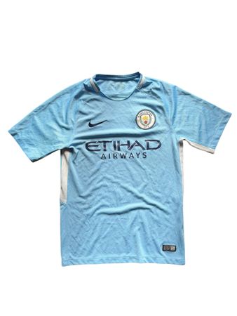 Maillot de football Manchester City Nike bleu taille S