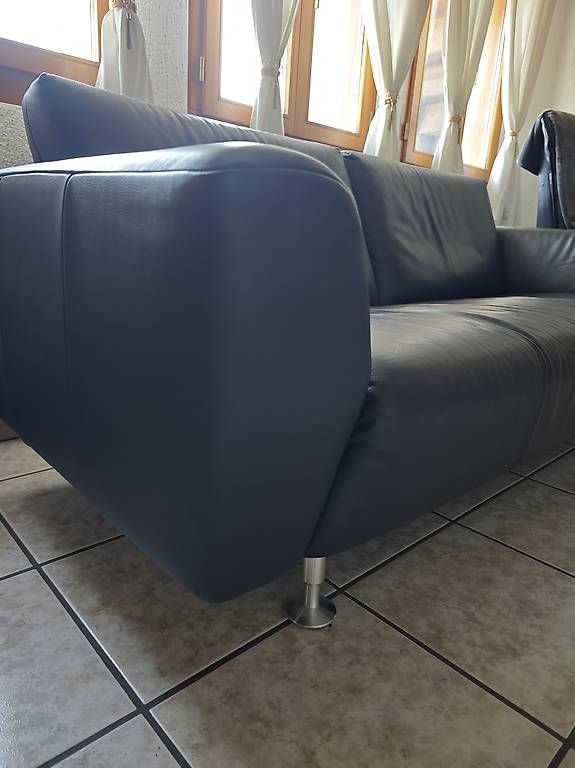 Sofas: Rolf Benz Designer echt Leder Sofa  – D'occasion à Brittnau par Barilla12 1