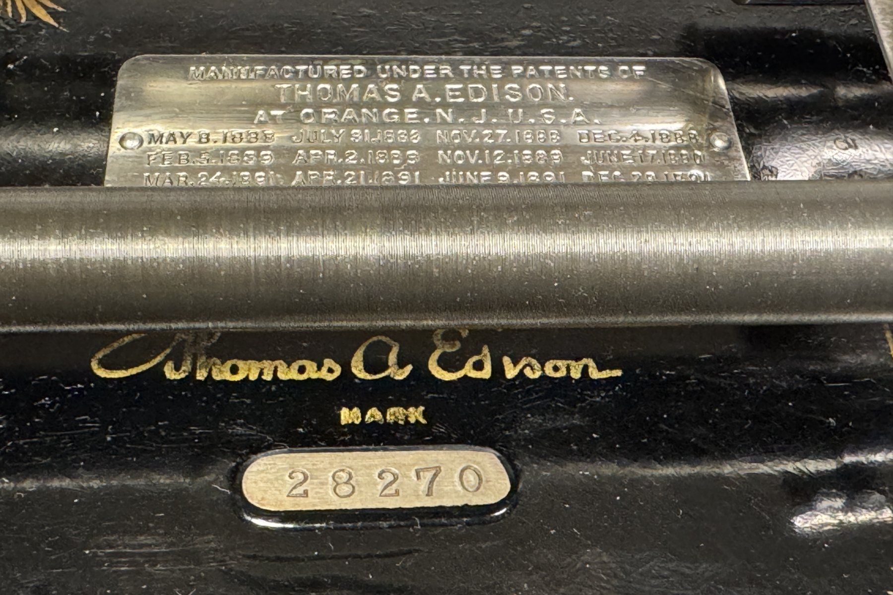 Edison Plattenspieler: Walzen Phonograph Edison – Gebraucht aus Ins von funkflieger 6