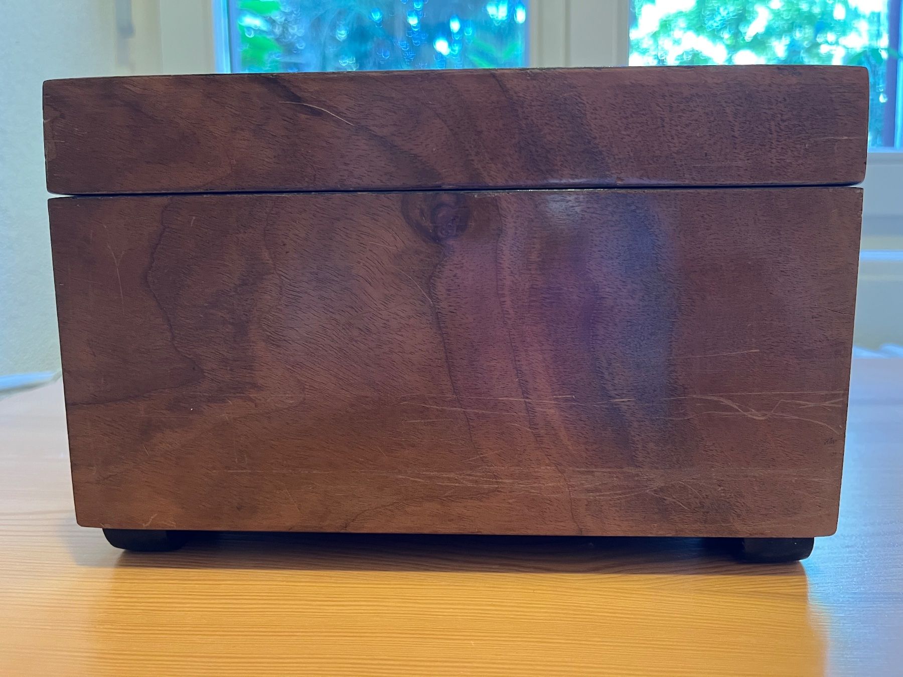 Cassapanche: Schöne antike Holzkiste/Dokumentenbox – Usato da Basel venduto da miriricar 6
