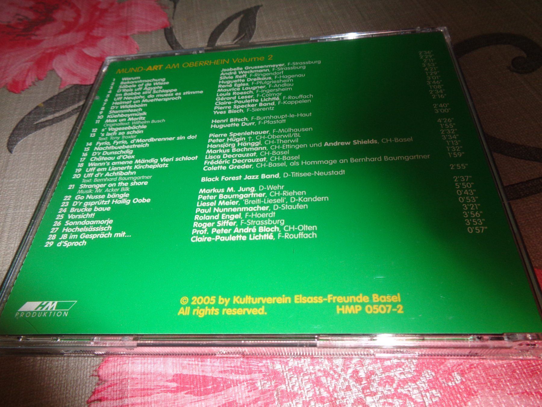 CDs: Mund-Art am Oberrhein - Volume 2 CD – D'occasion à Olten par Disc-Ausverkauf 1