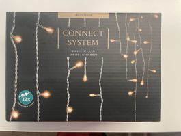 Weihnachtsbeleuchtung STT Connect Icicle Warmweiss