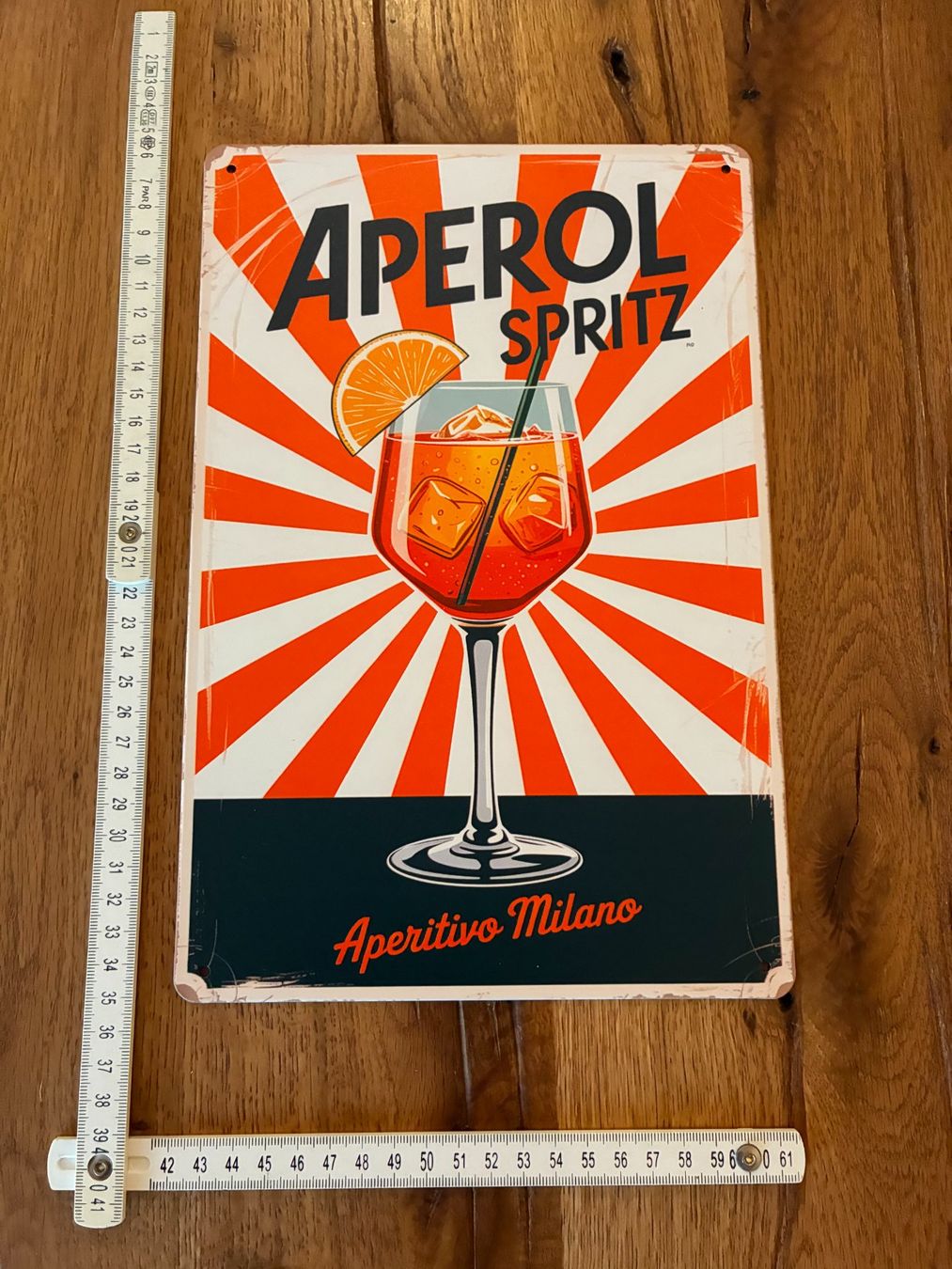 Bevande alcoliche: Schönes Bar Schild - Aperol Spritz / neu – Nuovo e nell'imballaggio originale da Bremgarten AG venduto da Eurotiz 1